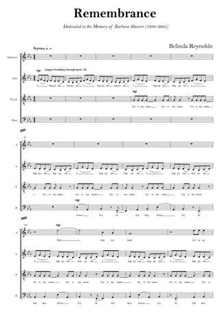 Remembrance (2006) - Belinda Reynolds