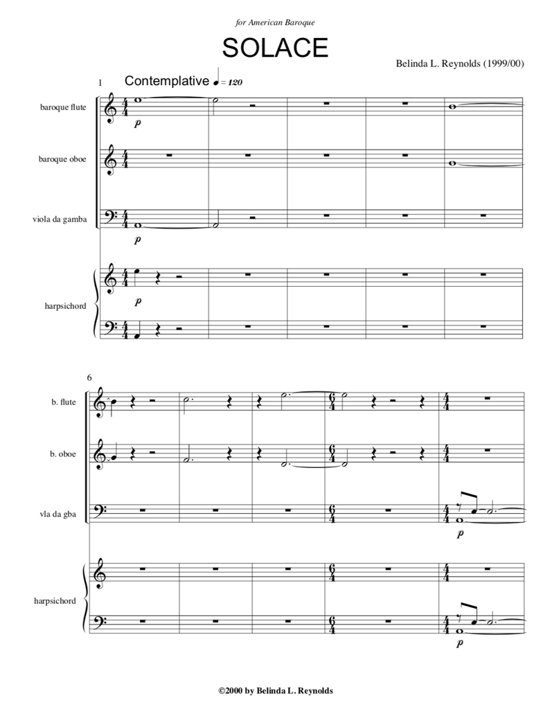 SOLACE (1999) - Belinda Reynolds