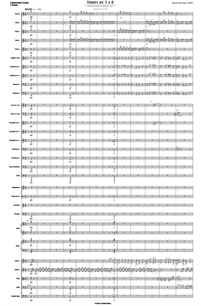 Thirty by 5x8 (2007) - Belinda Reynolds