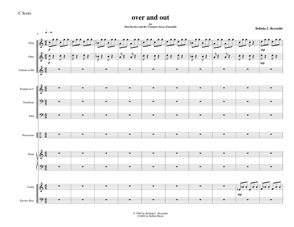 Over and out (1994) - Belinda Reynolds